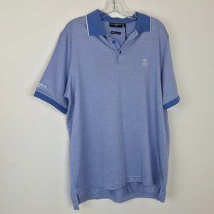 Glenmuir 1891 Light Blue Luxury Golf Polo Shirt